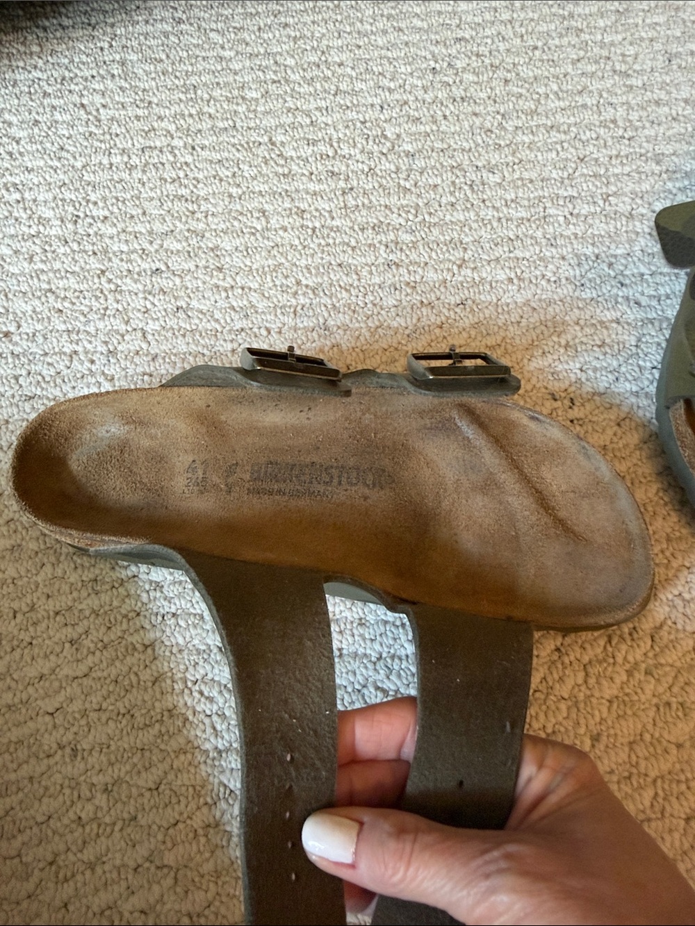 Birkenstock Arizona Sandal in Army Green Camo - Picture 2 of 9